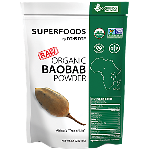Raw Organic Baobab Powder - Africa's Tree of Life (40 Servings)