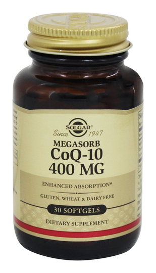 Solgar - Megasorb CoQ-10 400 mg. - 30 Softgels