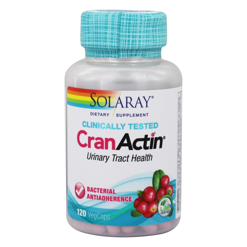 Solaray - Clinically CranActin for Urinary Tract Health - 120 Vegetable Capsule(s)