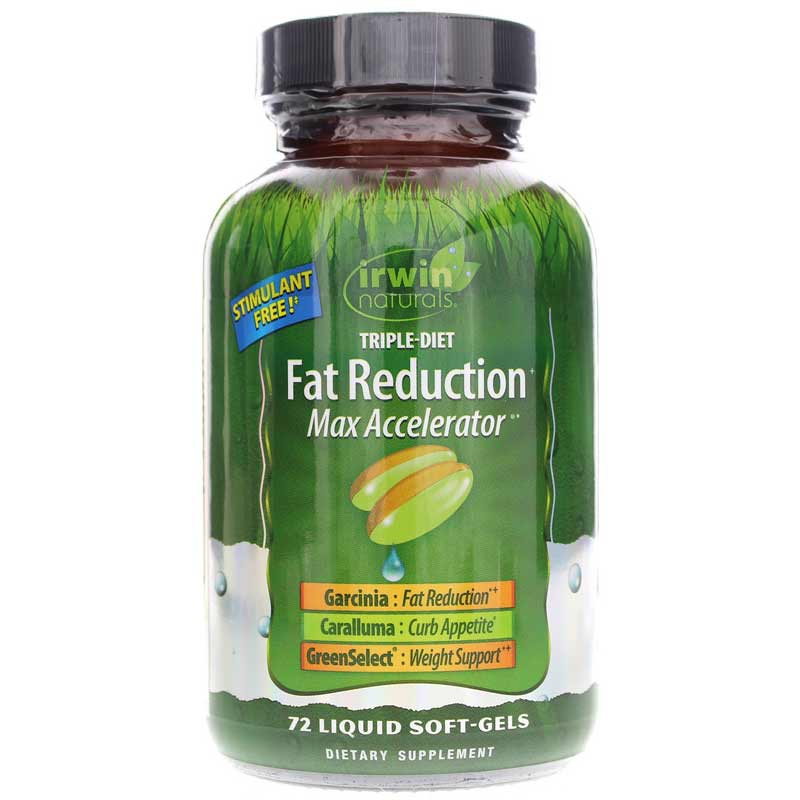 Irwin Naturals Triple-Diet Fat Reduction Max Accelerator 72 Liquid Softgels