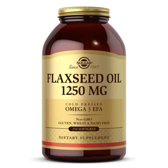 Solgar Flaxseed Oil 1250 Mg 250 Softgels