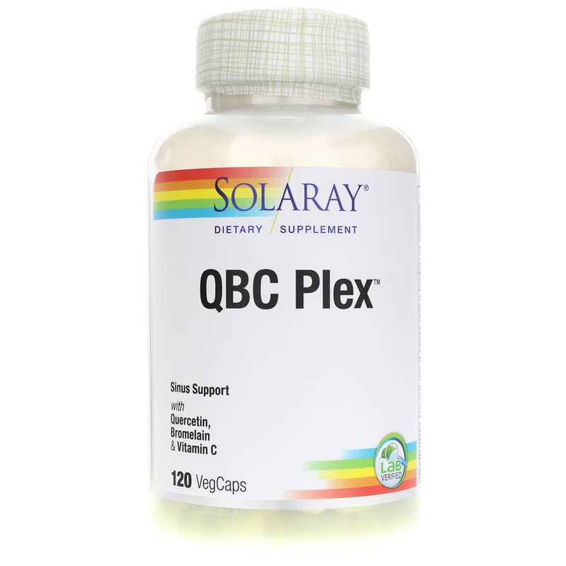 Solaray QBC Plex, Non-Citrus Formula 120 Veg Capsules