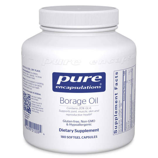 Pure Encapsulations Borage Oil 180 Softgels