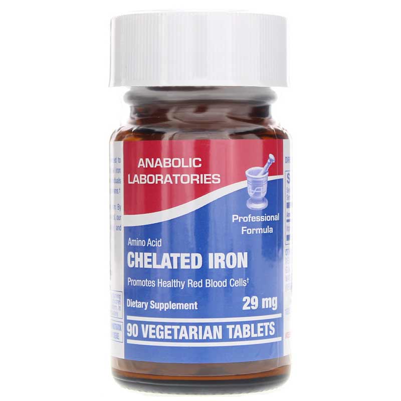 Anabolic Laboratories Chelated Iron 29 Mg 90 Veg Tablets