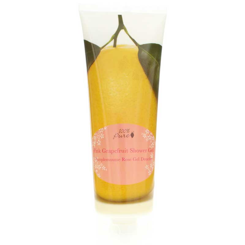 100% Pure Shower Gel Pink Grapefruit 8 Oz