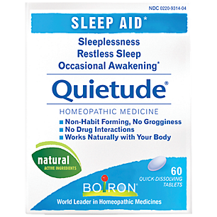 Quietude Sleep Aid - Homeopathic Medicine for Sleeplessness & Restless Sleep (60 Tablets)