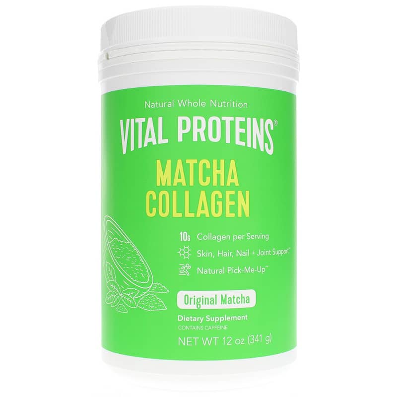 Vital Proteins Matcha Collagen Powder Original 12 Oz