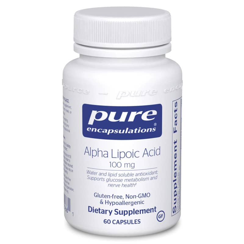 Pure Encapsulations Alpha Lipoic Acid 100 Mg 60 Capsules