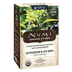 Organic Emperor's Pu-Erh - Healing Tea with Antioxidants (16 Tea Bags)