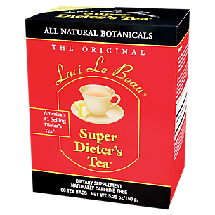 Super Dieter's Tea - Caffeine Free All Natural Botanicals (60 Tea Bags)