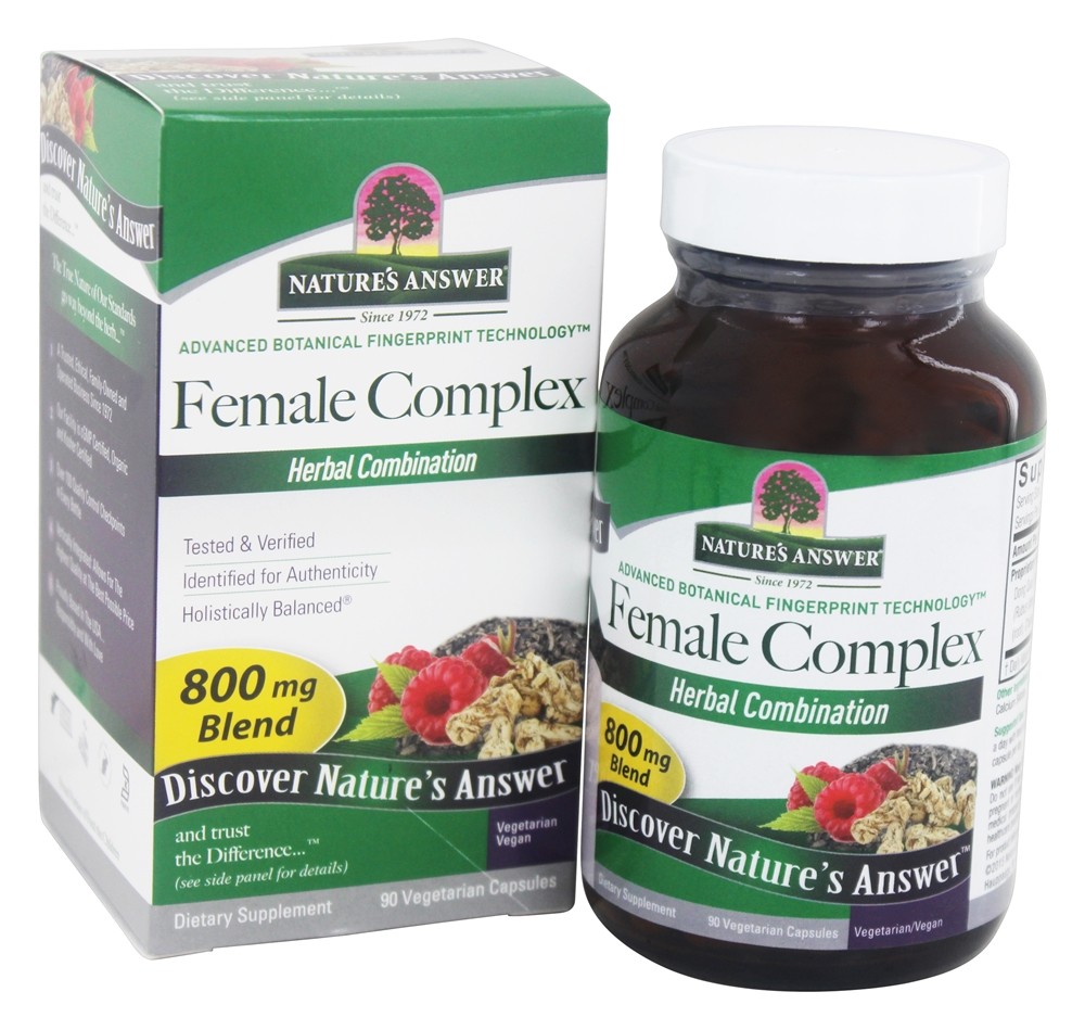 Nature's Answer - Female Complex Herbal Blend - 90 Vegetarian Capsules
