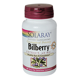 Bilberry Extract - Healthy Eyes & Circulation - 60 MG (60 Capsules)