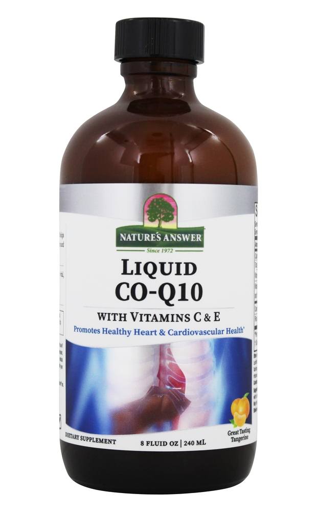 Nature's Answer - Co-Q10 Liquid With Vitamins C & E - 8 fl. oz.
