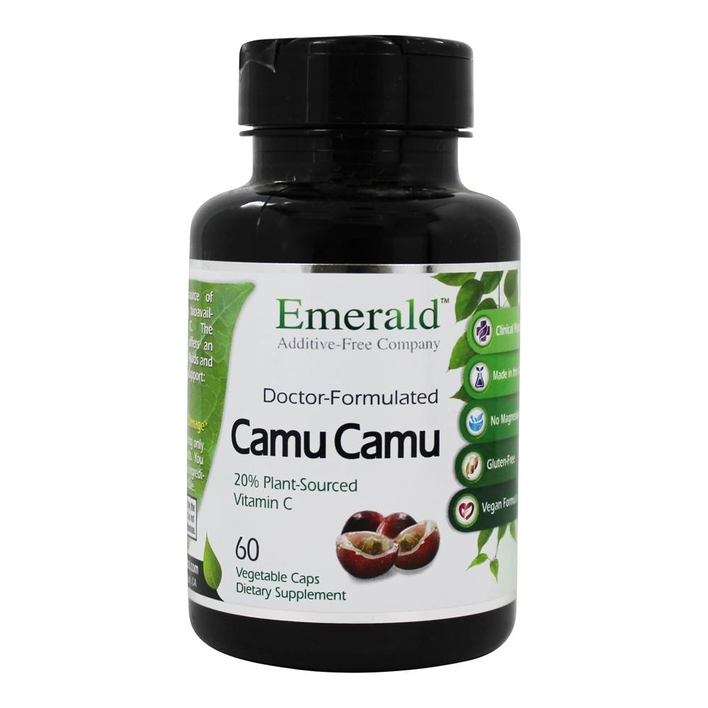 Emerald Labs - Camu Camu Natural Source Vitamin C - 60 Vegetarian Capsules Formerly FruitrientsX