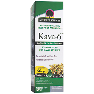 Kava-6 - Supplying 6 Active Kava Constituents - Alcohol Free - 50 MG (1 Fluid Ounce)