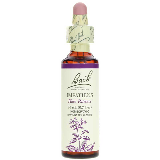 Bach Flower Remedies Impatiens Flower Essence .7 Oz