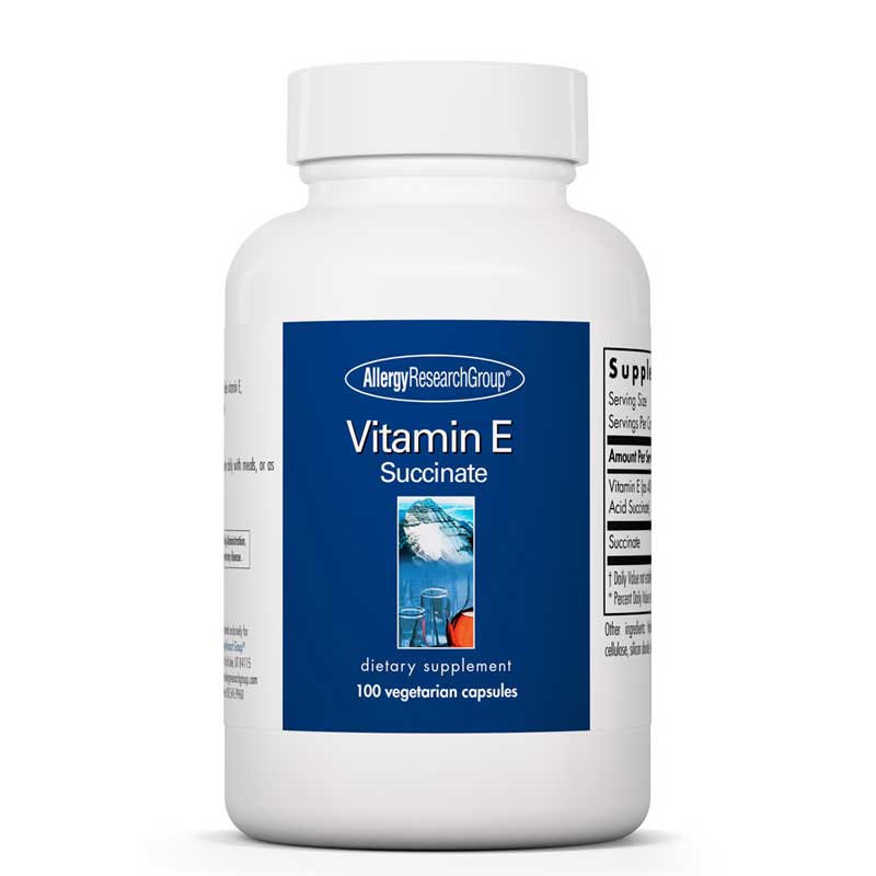 Allergy Research Group Vitamin E Succinate 100 Veg Capsules