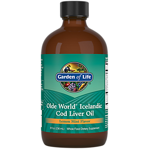 Olde World Icelandic Cod Liver Oil - Lemon Mint (8 Fluid Ounces)