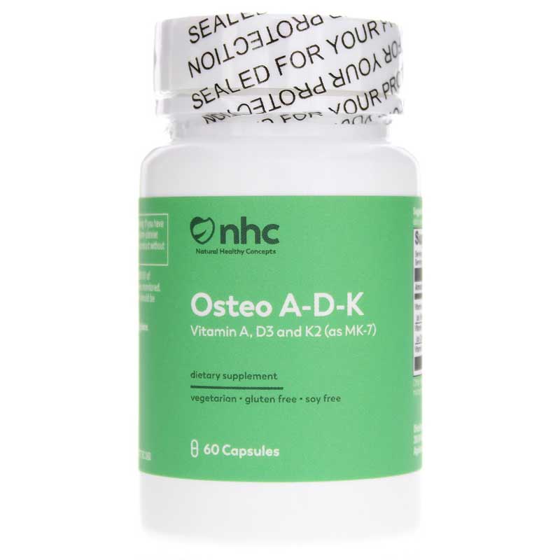 Natural Healthy Concepts Osteo A-D-K 60 Capsules