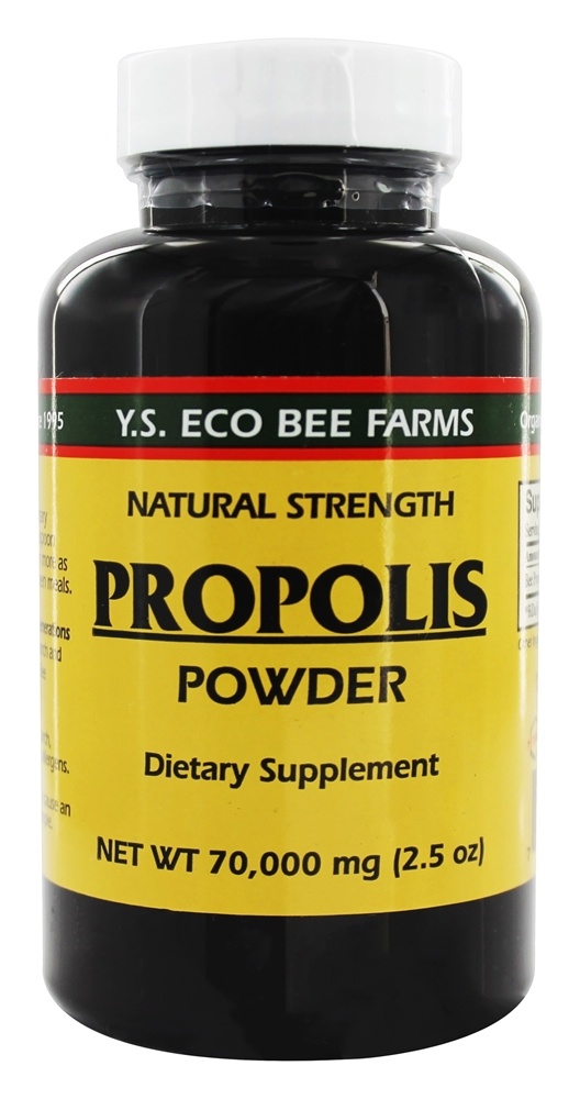 YS Organic Bee Farms - Propolis Powder 70000 mg - 2.5 oz.