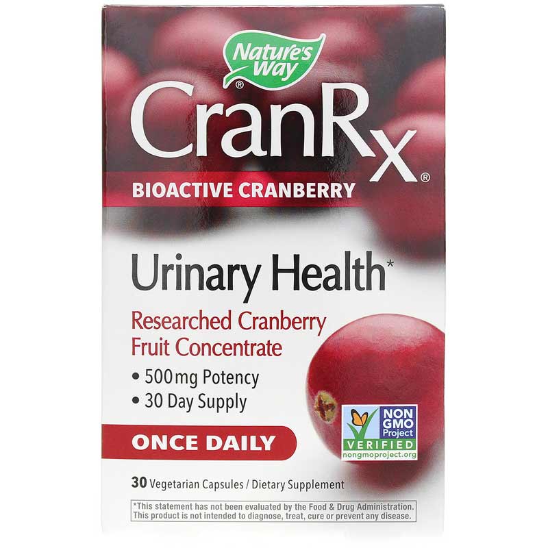 Natures Way CranRx BioActive Cranberry 30 Veg Capsules