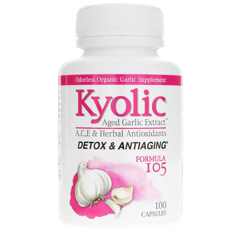 Kyolic Formula 105 Detox & AntiAging 100 Capsules