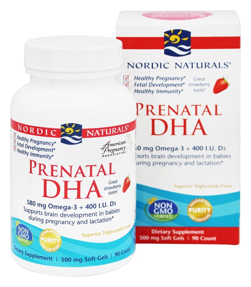 Nordic Naturals - Prenatal DHA Strawberry - 90 Softgels