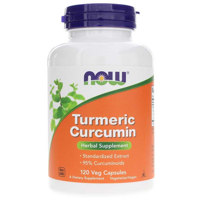 NOW Foods Turmeric Curcumin 120 Veg Capsules
