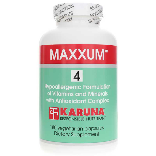 Karuna Maxxum 4 Multivitamin and Mineral with Antioxidant Complex 180 Veg Capsules