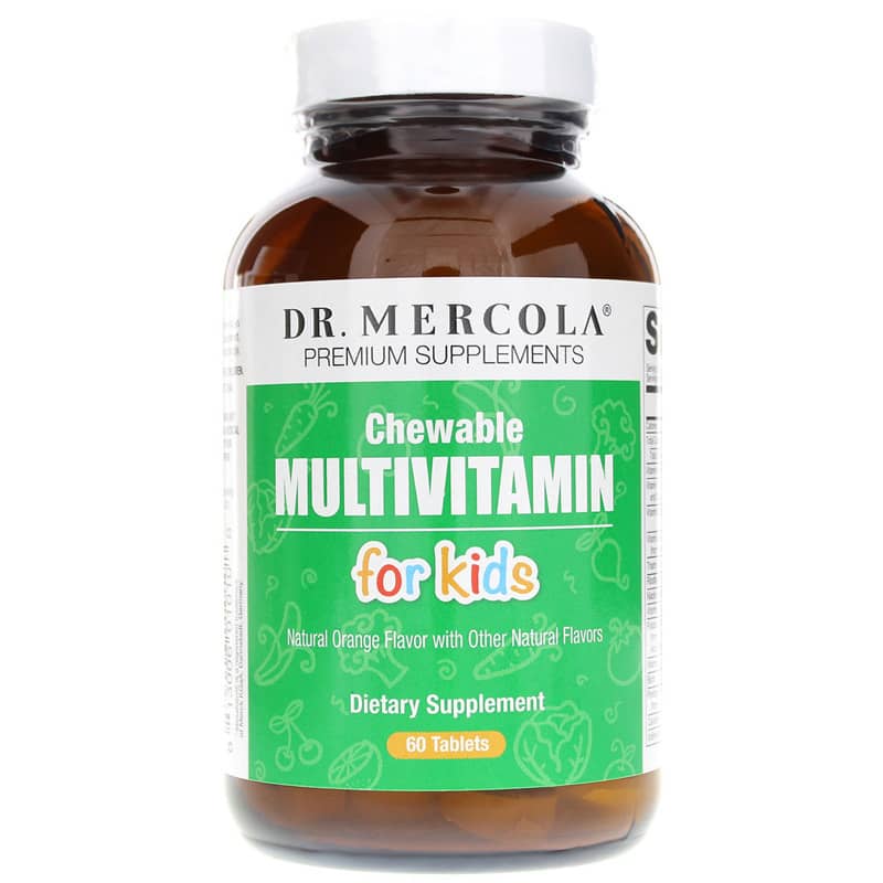 Dr. Mercola Chewable Multivitamin for Kids 60 Tablets