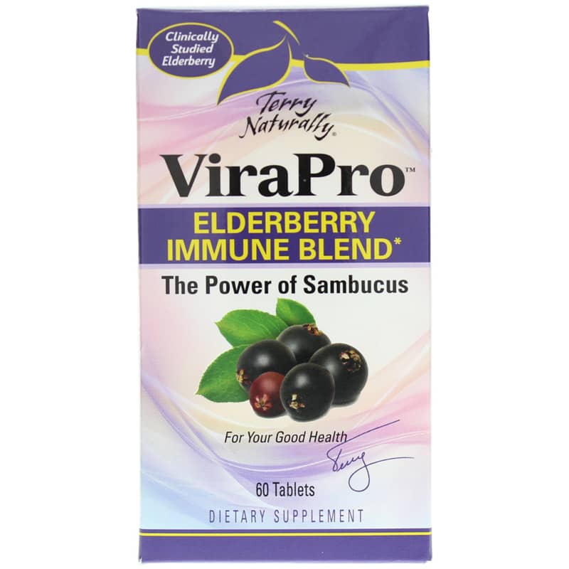 Terry Naturally ViraPro Elderberry Immune Blend 60 Tablets