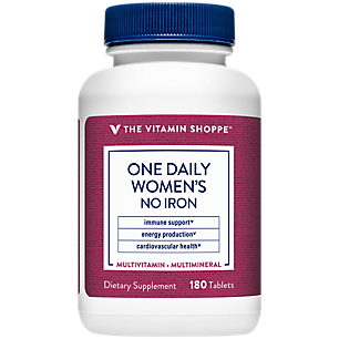 One Daily Women's Iron Free Multivitamin & Multimineral with Vitamin D3 (180 Tablets)