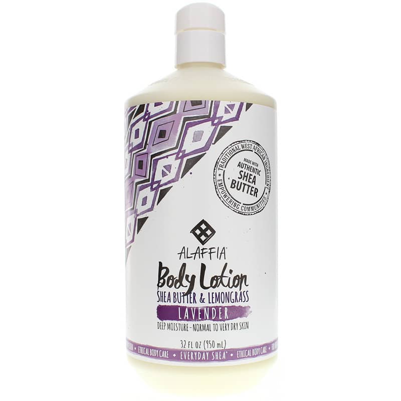 Alaffia Body Lotion Everyday Shea Lavender 32 Oz