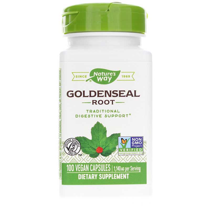 Natures Way Goldenseal Root 100 Veg Capsules