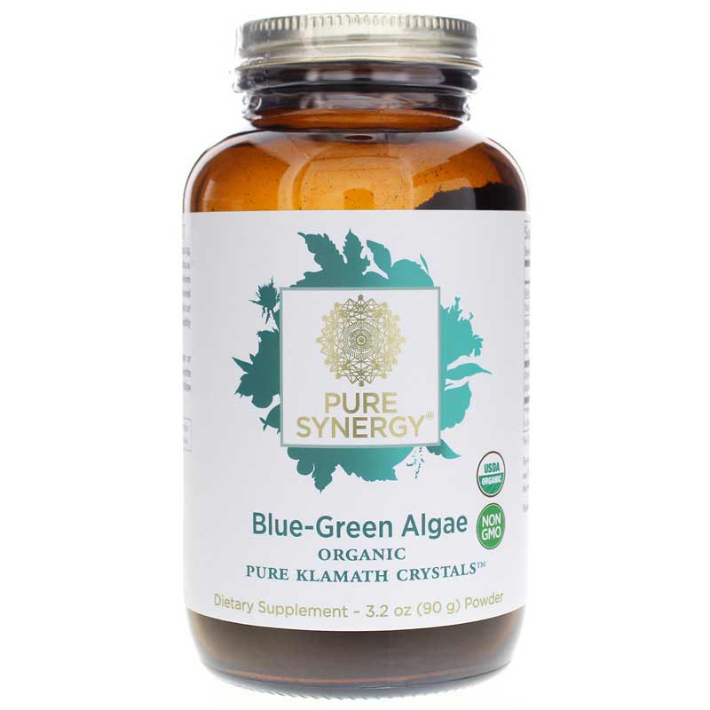 Pure Synergy Blue-Green Algae Pure Klamath Crystals Powder 3.2 Oz