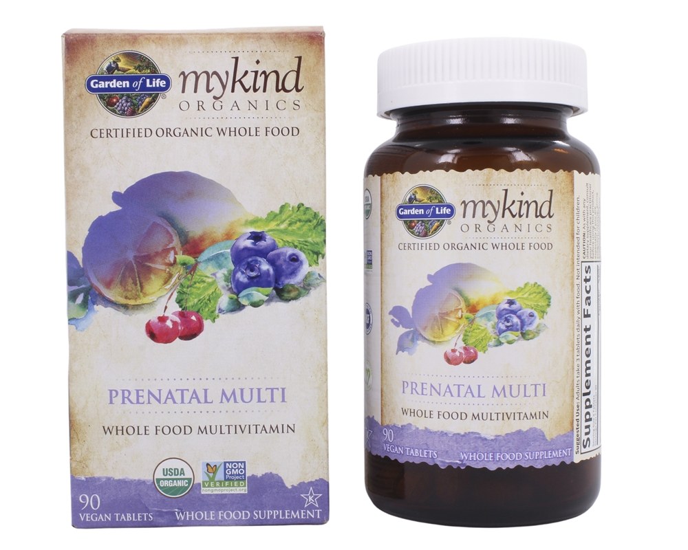 Garden of Life - mykind Organics Prenatal Multi Whole Food Multivitamin - 90 Vegan Tablet(s)