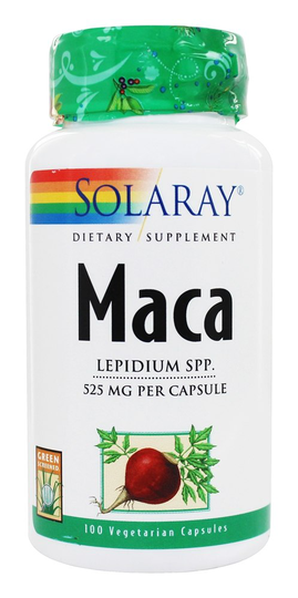 Solaray - Maca Root 525 mg. - 100 Capsules