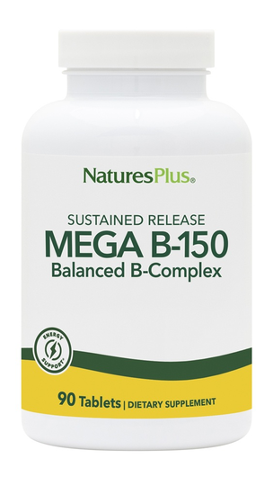 Natures Plus - Mega B150 Sustained Release - 90 Tablets