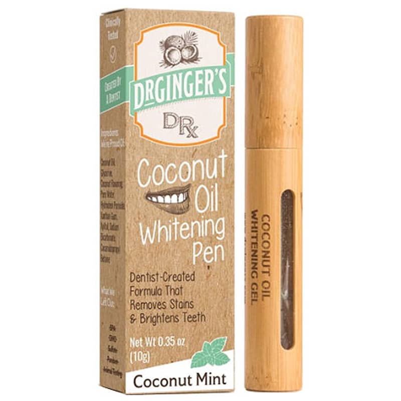 Dr. Gingers Coconut Oil Whitening Pen .35 Oz