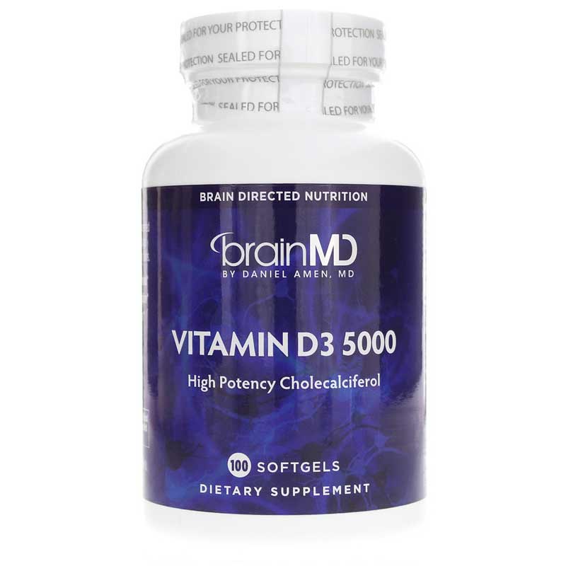 BrainMD Vitamin D3 5000 100 Softgels
