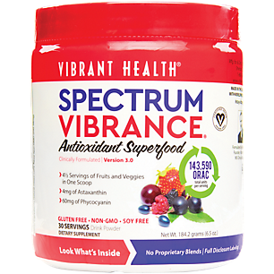 Spectrum Vibrance Antioxidant Superfood Powder - Mixed Berry (30 Servings)
