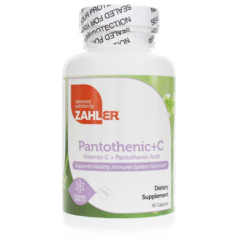 Zahler Pantothenic Acid + C 90 Capsules