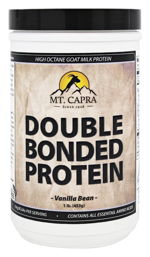 Mt. Capra Products - Double Bonded Goat Milk Protein Vanilla Bean - 1 lb.
