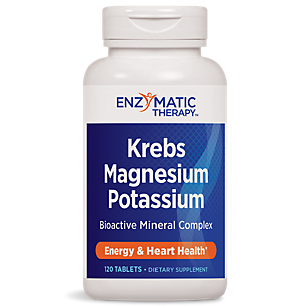 Krebs Magnesium Potassium - Bioactive Mineral Complex (120 Tablets)