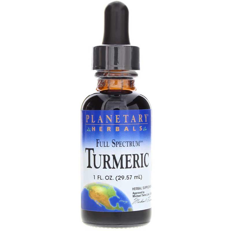 Planetary Herbals Turmeric Liquid Full Spectrum, PLH 1 Oz