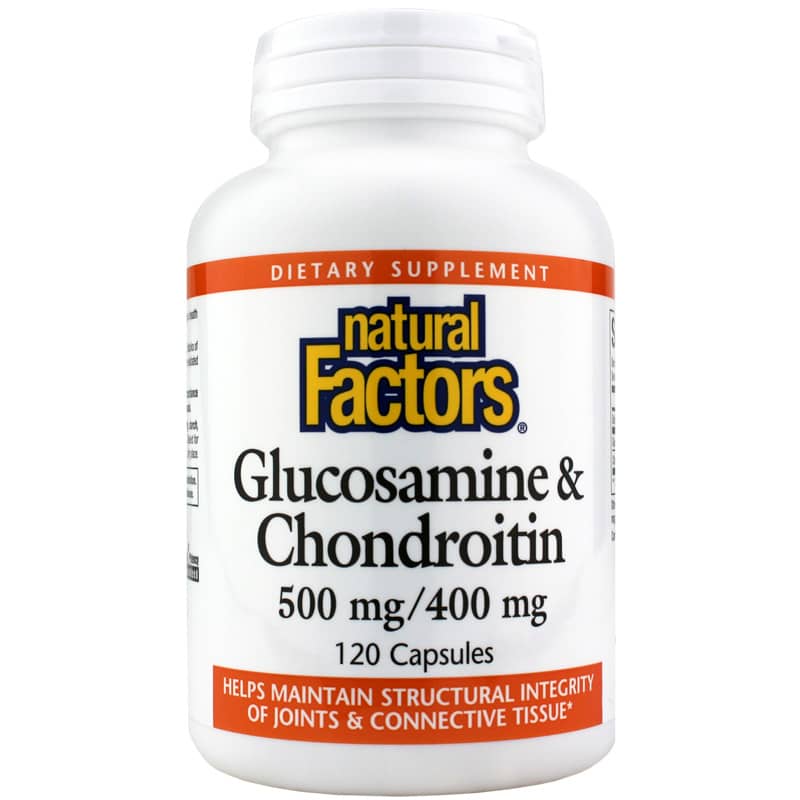 Natural Factors Glucosamine & Chondroitin 500 Mg/400 Mg 120 Capsules
