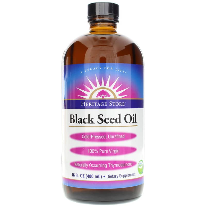 Heritage Store Black Seed Oil 16 Oz
