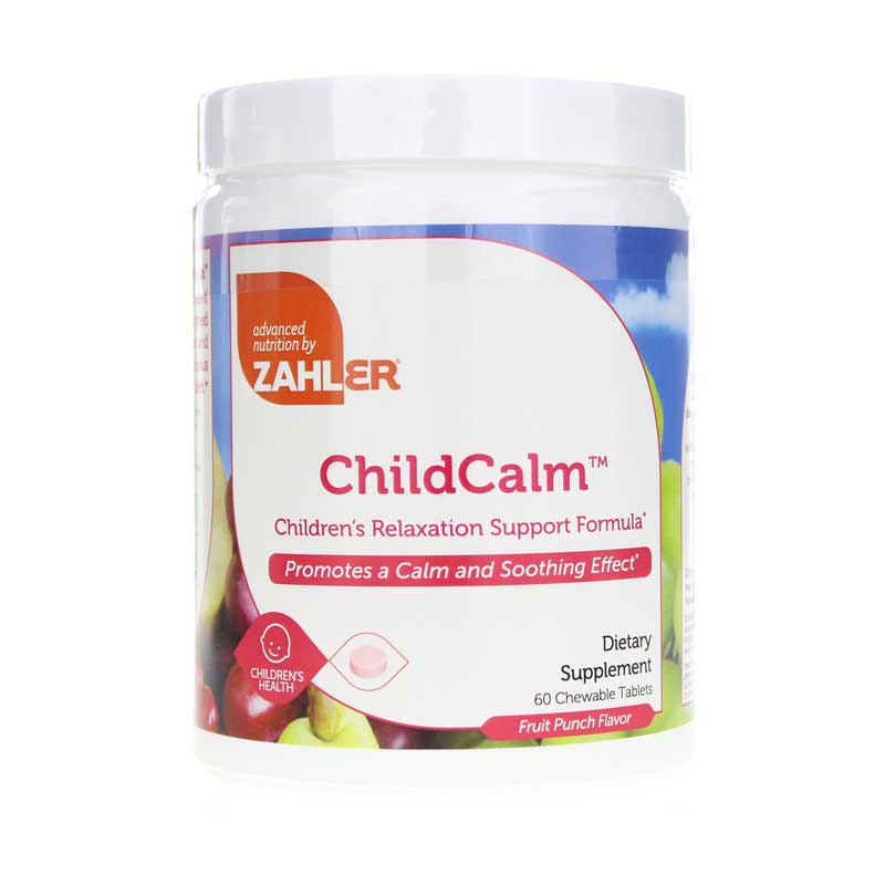 Zahler ChildCalm Relaxation Formula 60 Chewable Tablets