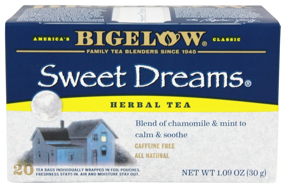 Bigelow Tea - Herb Tea All Natural Caffeine Free Sweet Dreams - 20 Tea Bags