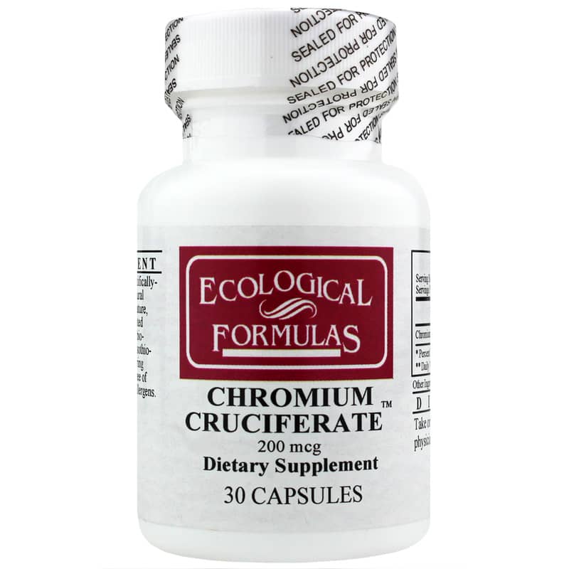 Ecological Formulas Chromium Cruciferate 200 Mcg 30 Capsules